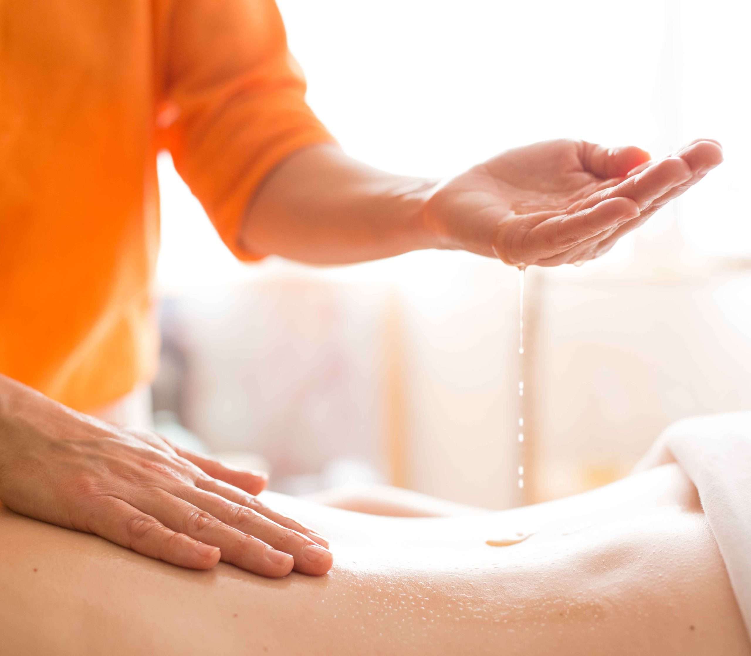 massage huile