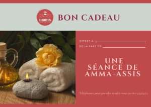 bon cadeau massage